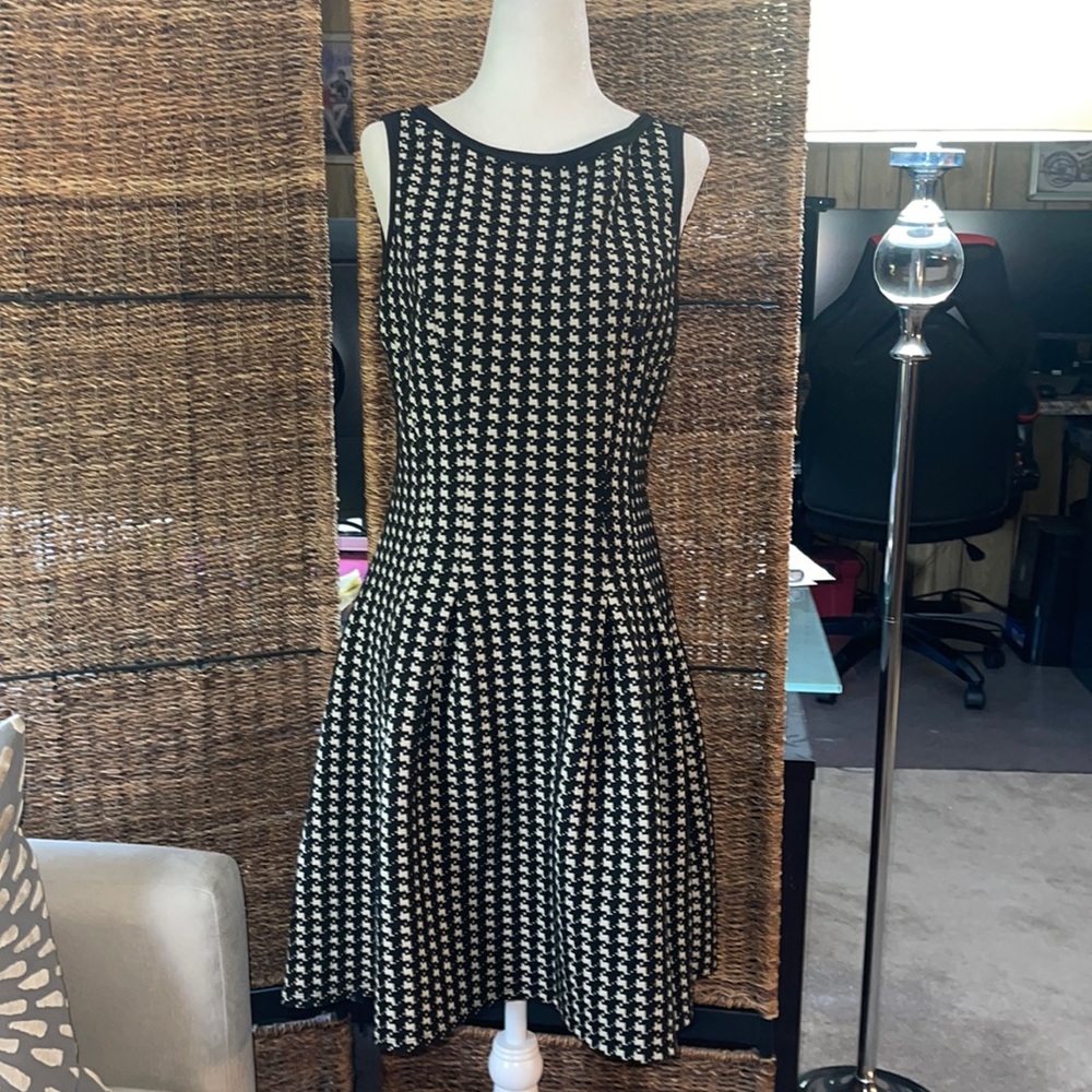 Max Studio Stretch Herringbone Dress